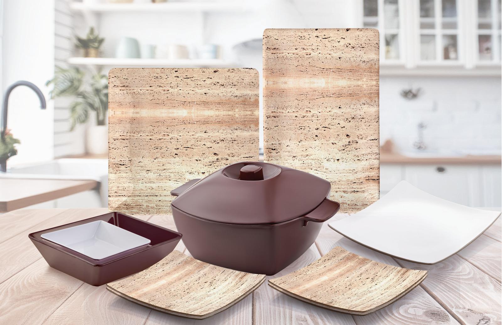 Light wood with brown