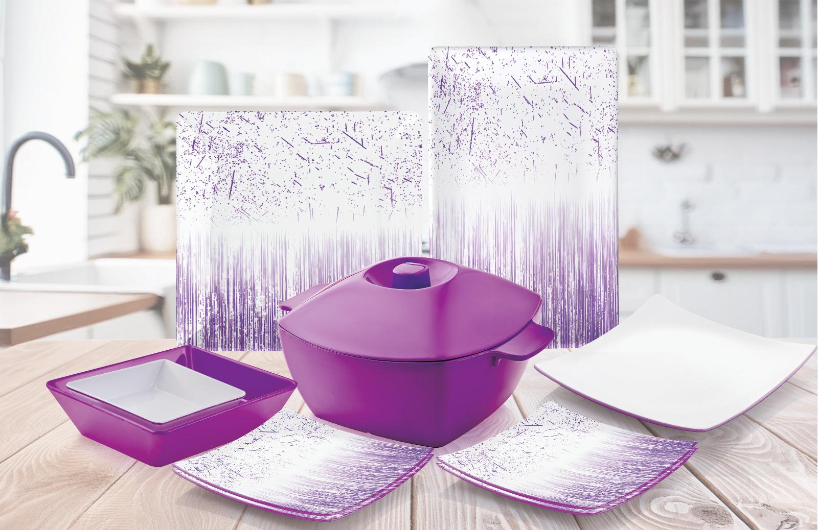 Marble in purple 